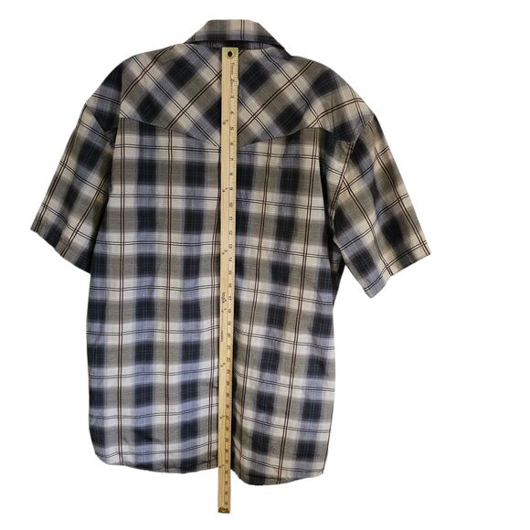 Cowboy Legend Shirt Men's Size Large Pearl Snap Short Sleeve Western - Picture 4 of 8